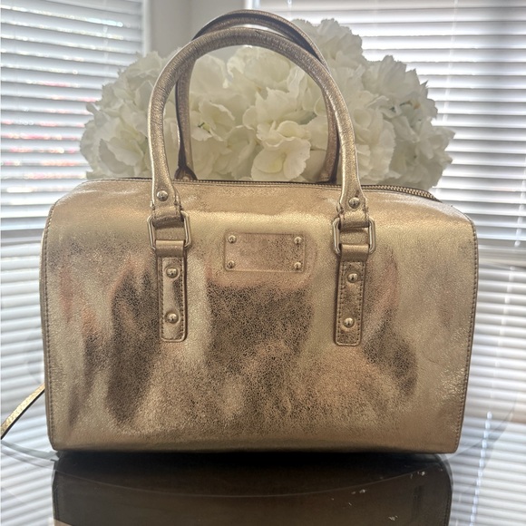 KATE SPADE Melinda Gold Leather - Picture 1 of 15